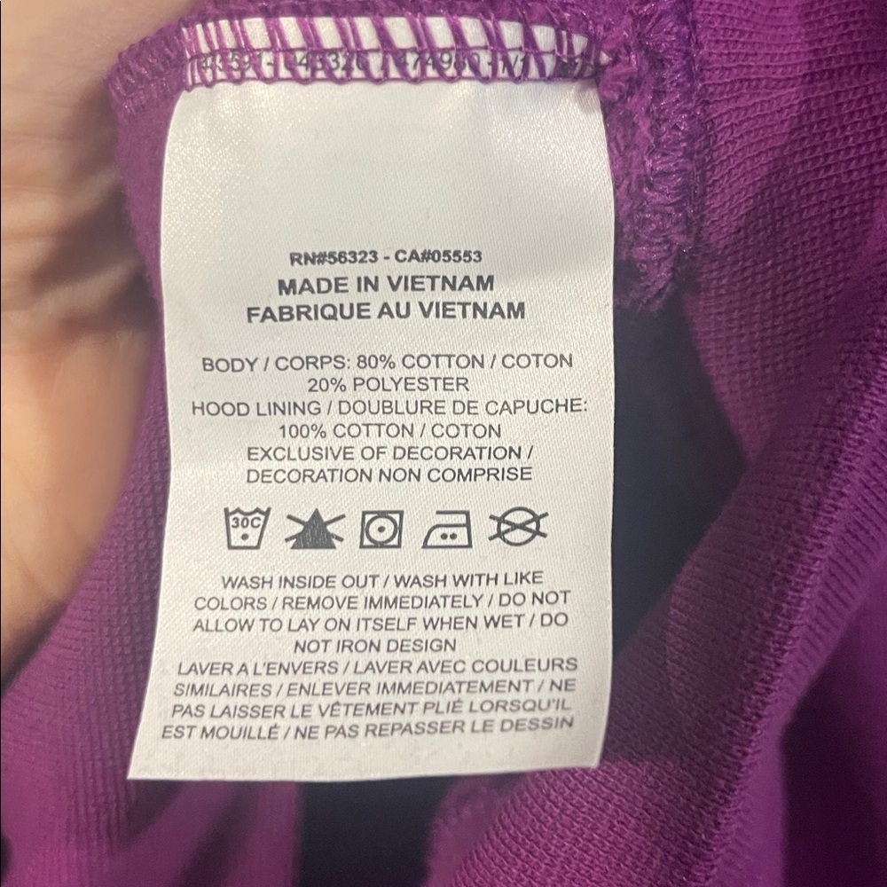 Nike‎ Purple Hoodie Size XS Extra Small - Picture 4 of 6